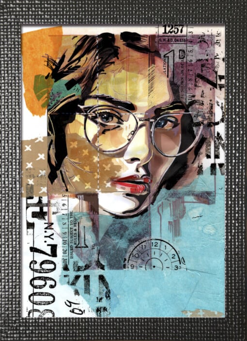 Urban Look3 -collage en mixed media-techniek