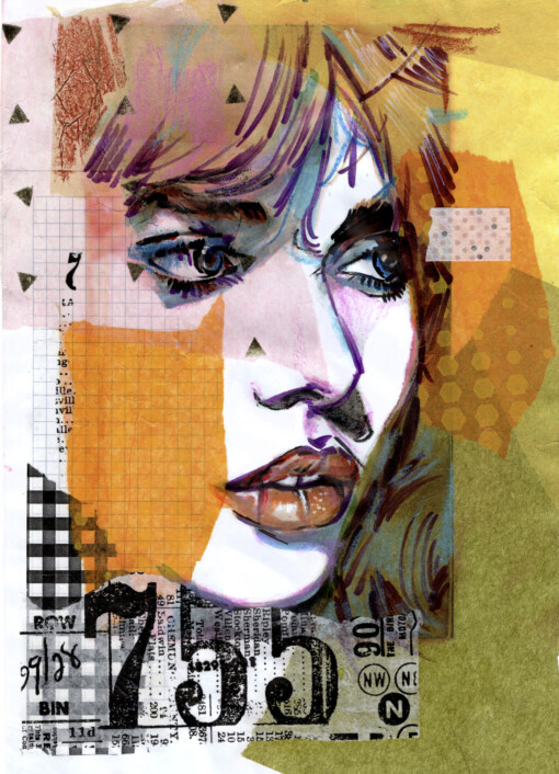 Urban Look - collage en mixed media-techniek