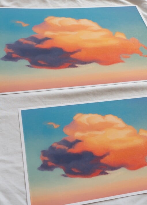 Print on cloud nine