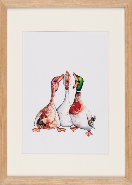 2 prints A5 eenden met envelop