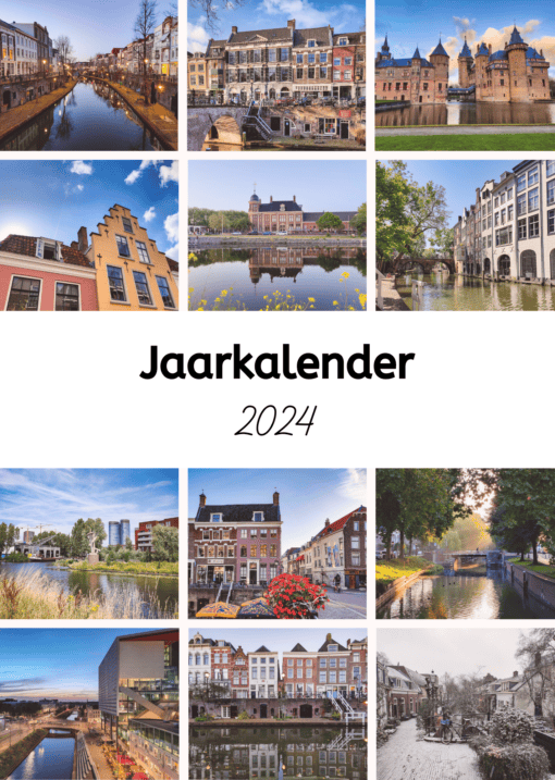 Jaarkalender Utrecht - 2024 - A3 formaat
