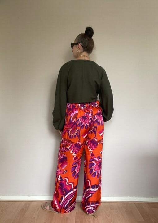 Bloes, linnen-viscose
