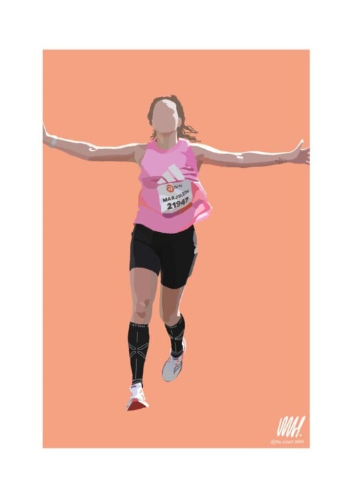 Sportret - grafisch sport portret (gepersonaliseerd) - the Art of Movement