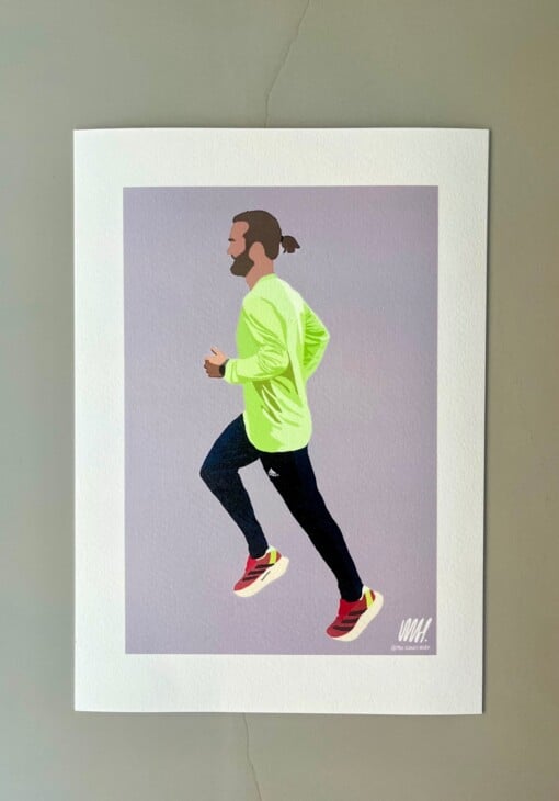 Sportret - grafisch sport portret (gepersonaliseerd) - the Art of Movement