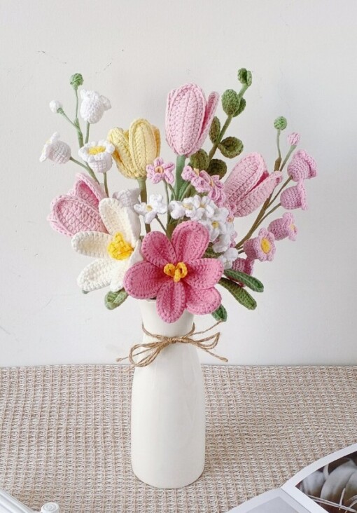 Tulp gehaakeboeket