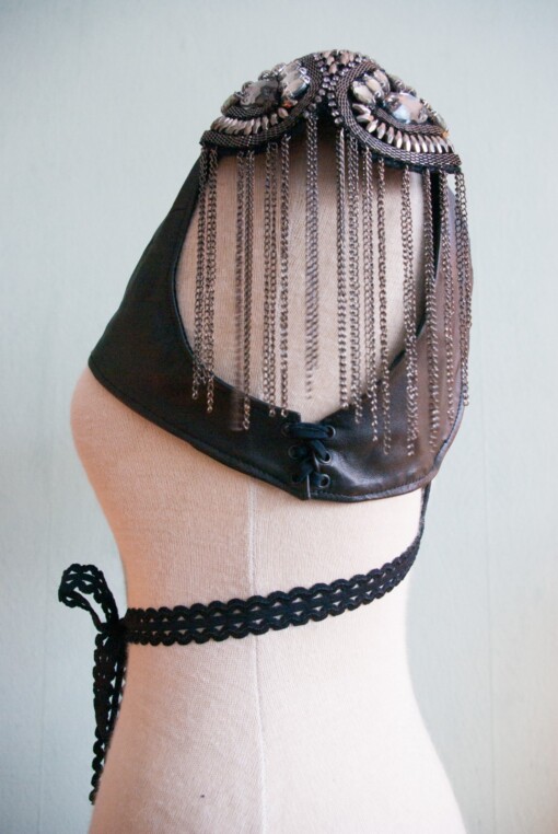 Leren Harnas met Epaulettes