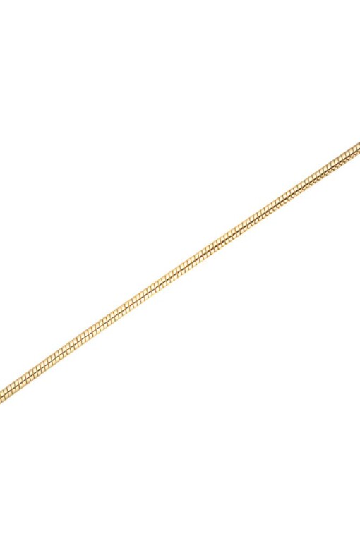 Gold Plated Necklace Round Link