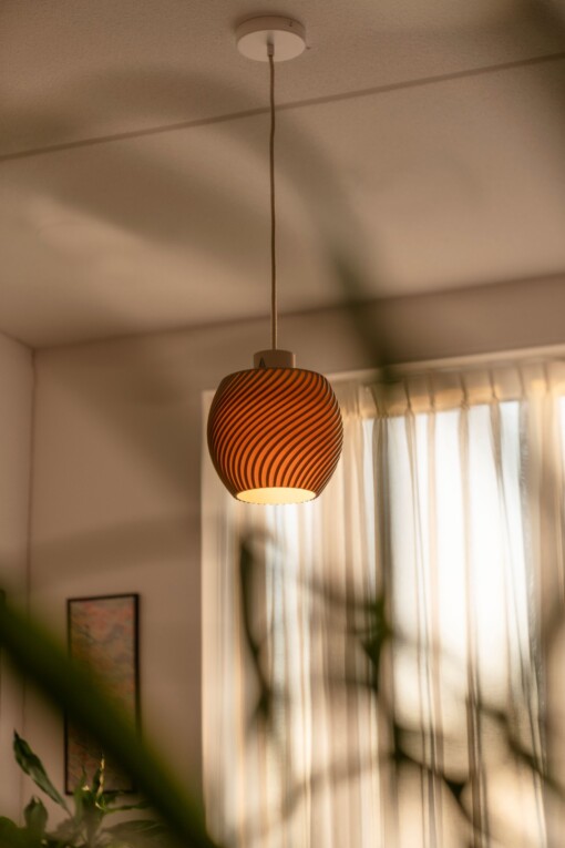 Neptunea - Bruine Duurzame Hanglamp