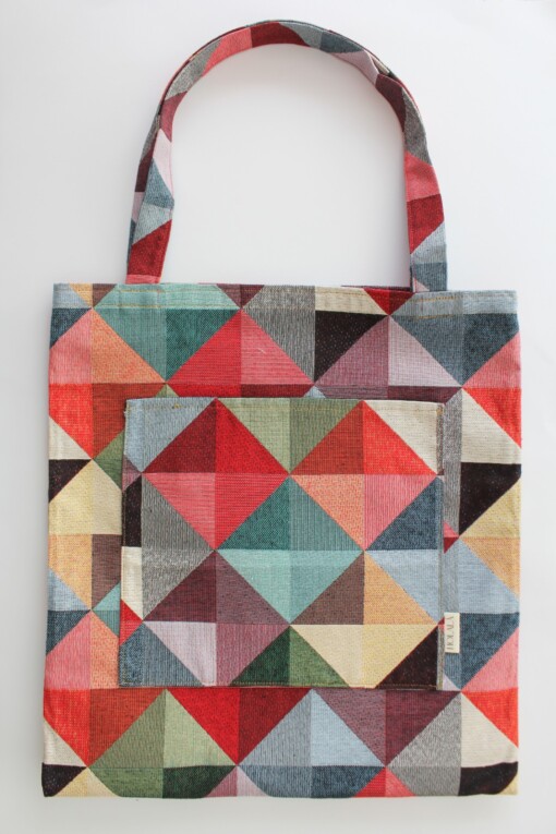 Stoffen Tote - Triangles - Model Melia