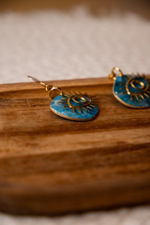 Oorbellen | Iris Celestial Tide
