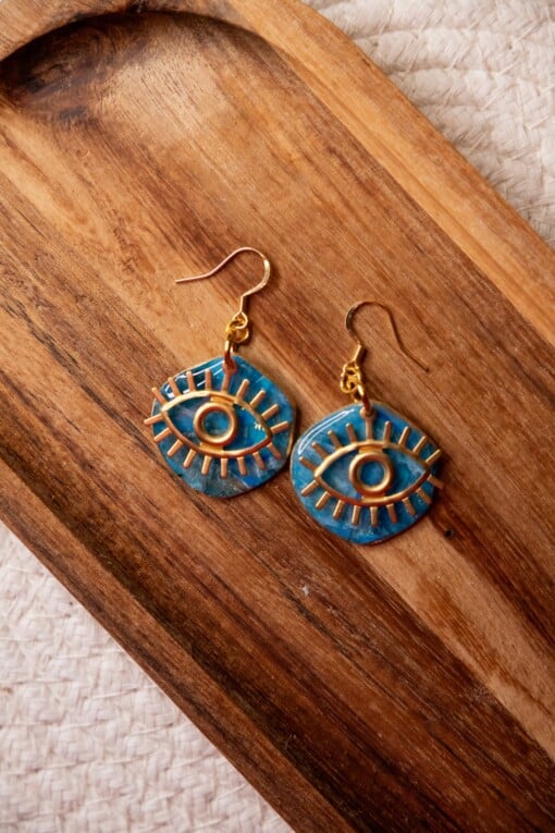 Oorbellen | Iris Celestial Tide