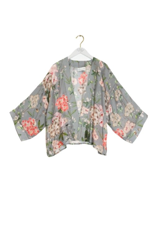 Trailing Blossom Kimono grey
