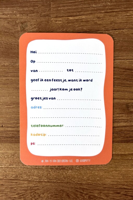 Kinderfeest Uitnodigingen – Voertuigen en Auto's – Set van 5