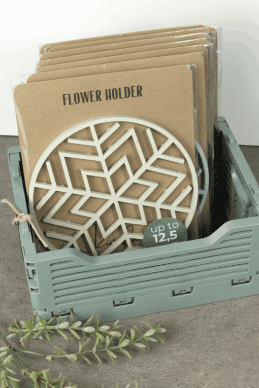 Sneeuwvlok bloemschikker  | Bloemhouder | Kerst