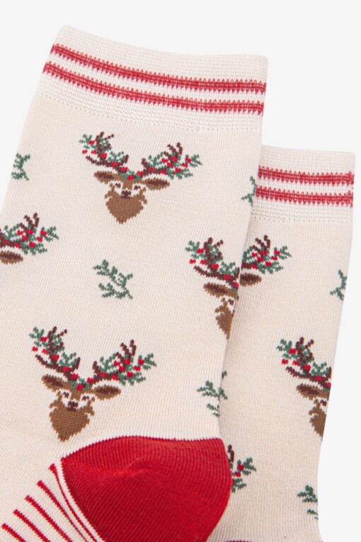 Floral Deer Sokken