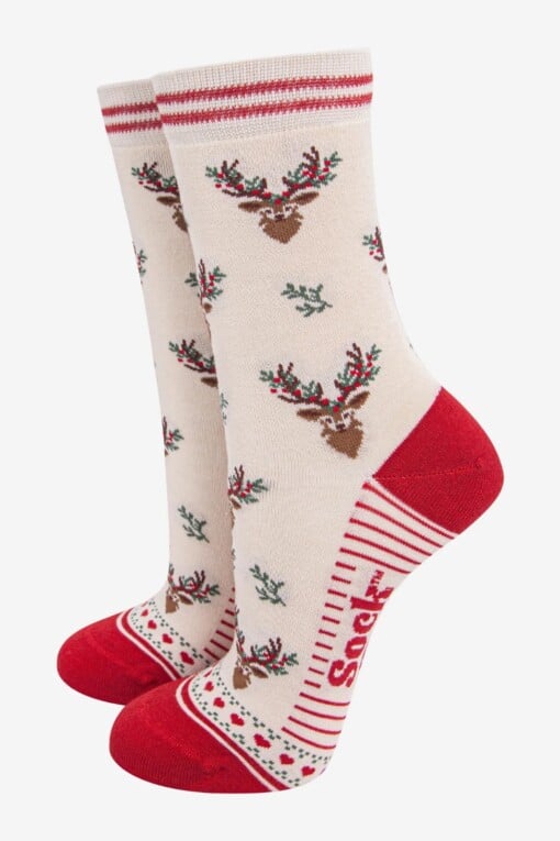 Floral Deer Sokken