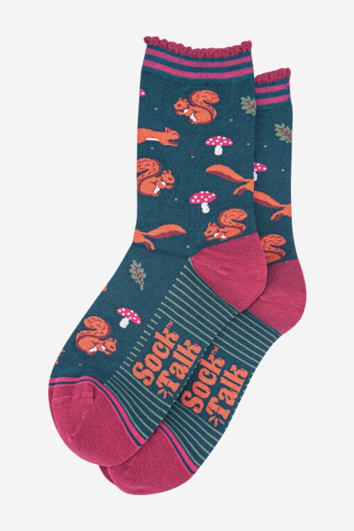 Squirrel Toadstool Sokken