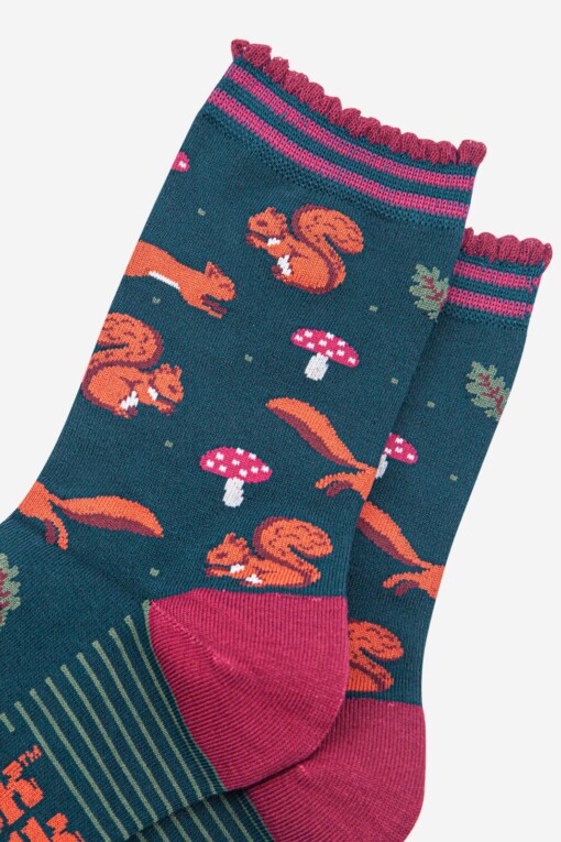 Squirrel Toadstool Sokken