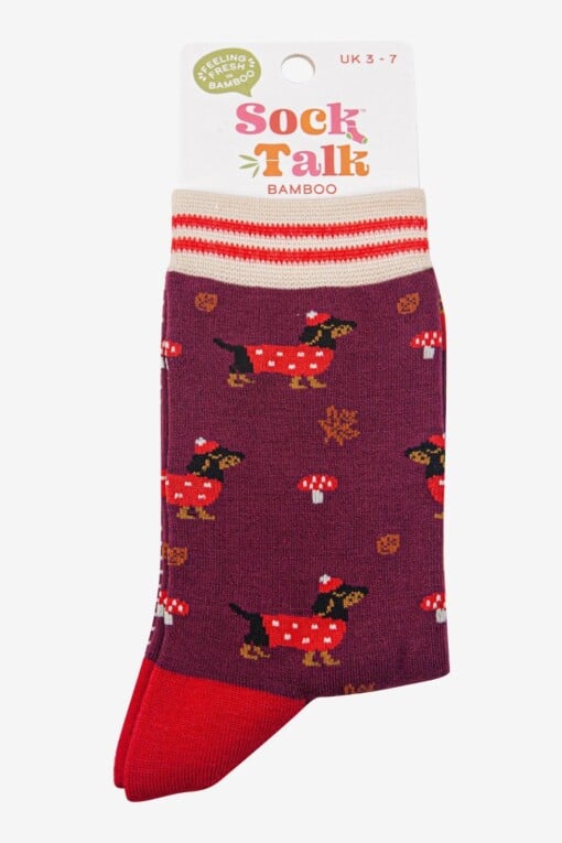 Teckel Toadstool Sokken