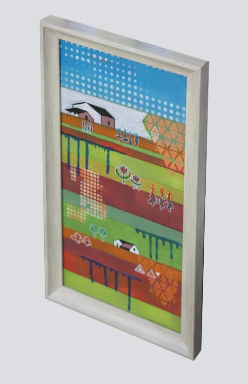 Spring Holland - Acryl op karton in lijst