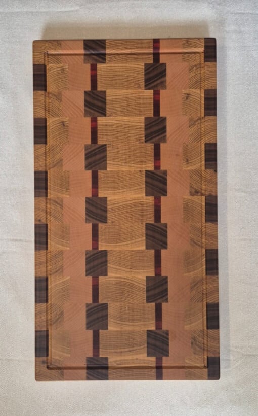 Handgemaakte XL houten snijplank 54x29x4 cm