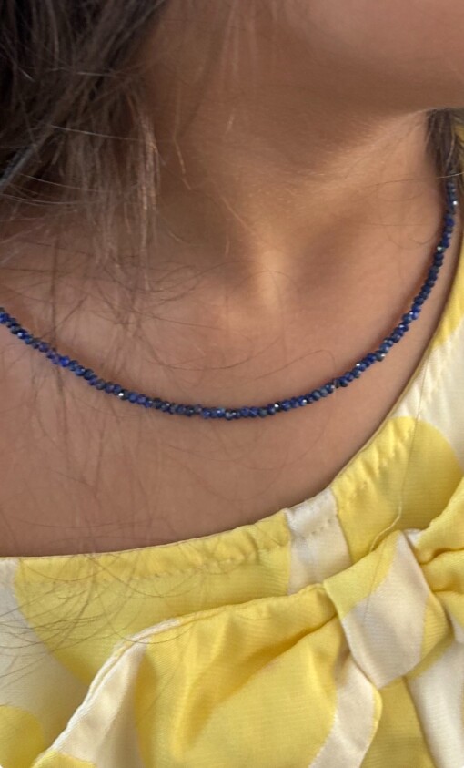 Lapis lazuli ketting zilver 925
