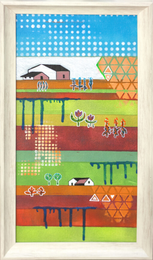 Spring Holland - Acryl op karton in lijst