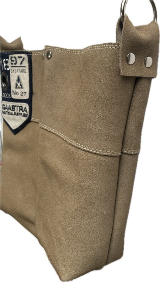 Stoere schoudertas tas van vintage Gaastra-laarzen – uniek & handgemaakt.