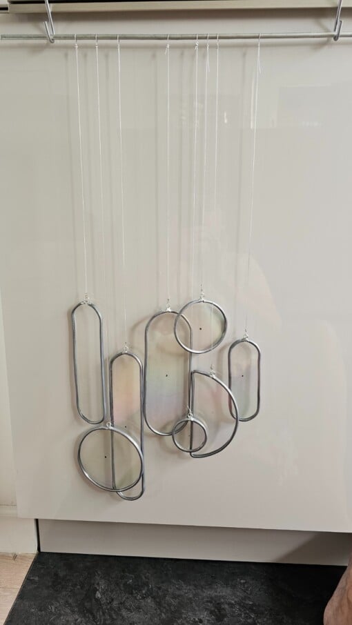 "Gewoon ongewoon". Glas in lood. Suncatcher