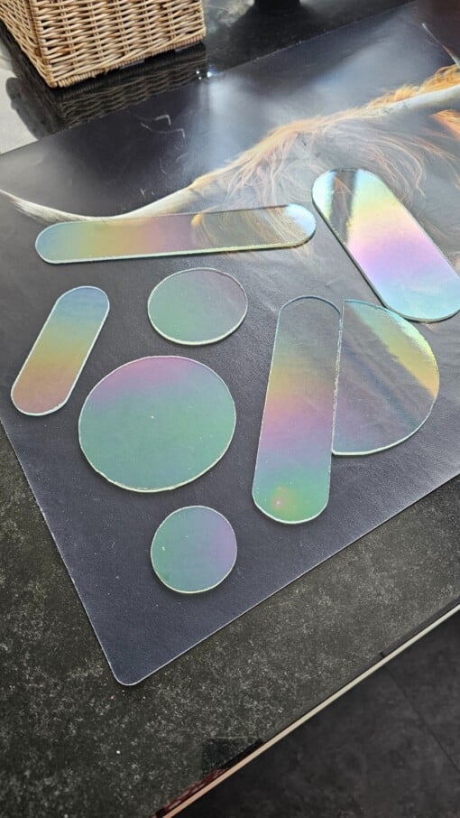 "Gewoon ongewoon". Glas in lood. Suncatcher