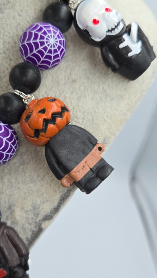 Halloween Spider Party; een handgemaakte one-of-a-kind  Halloween ketting