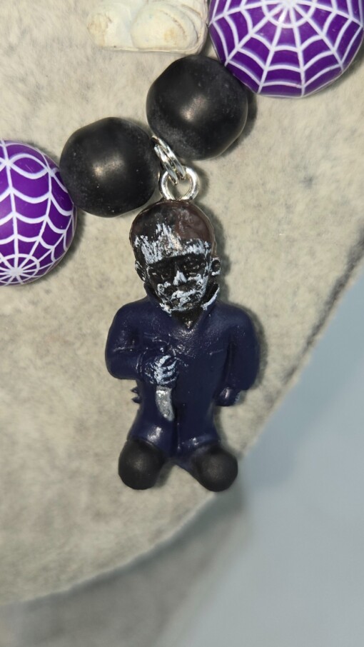 Halloween Spider Party; een handgemaakte one-of-a-kind  Halloween ketting