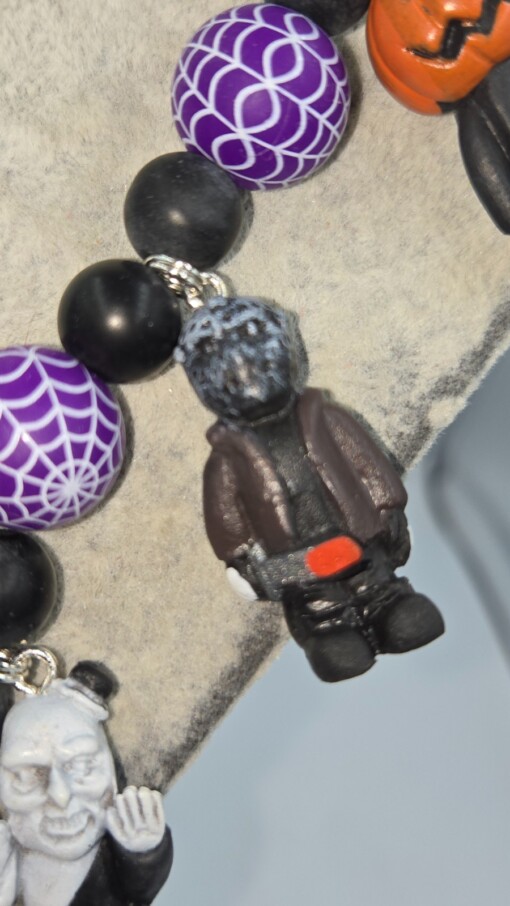 Halloween Spider Party; een handgemaakte one-of-a-kind  Halloween ketting