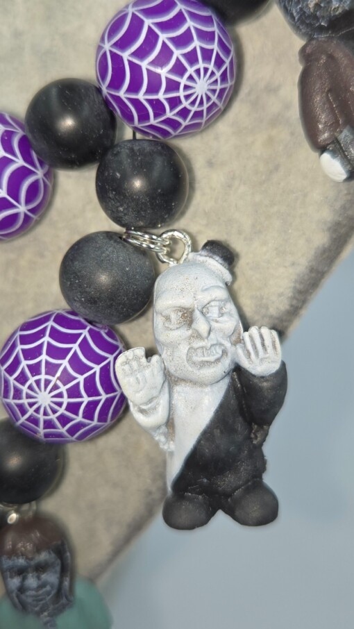 Halloween Spider Party; een handgemaakte one-of-a-kind  Halloween ketting