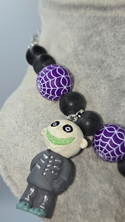 Halloween Spider Party; een handgemaakte one-of-a-kind  Halloween ketting