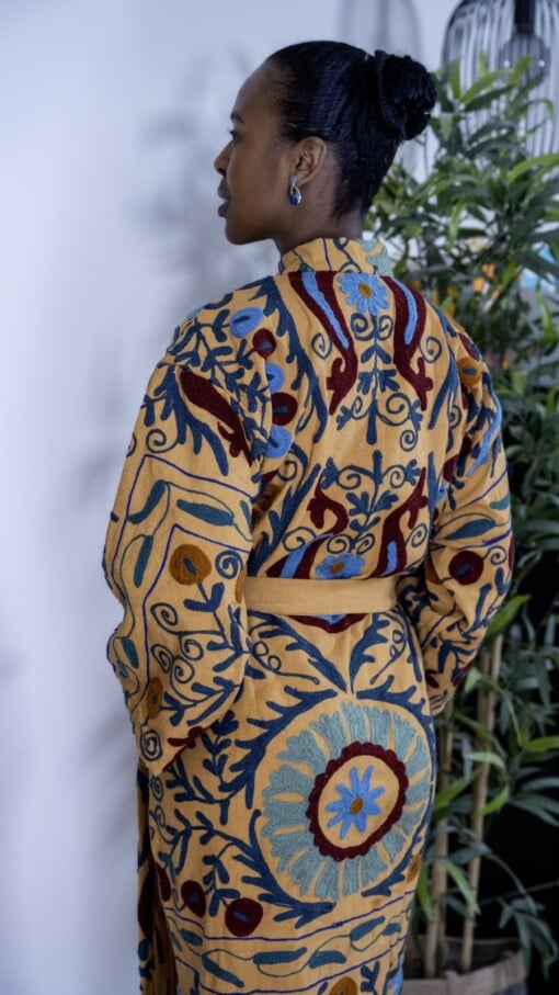 Kimono - Unisex - One size fits all - Artisan Elegance Collection - Warm Yellow