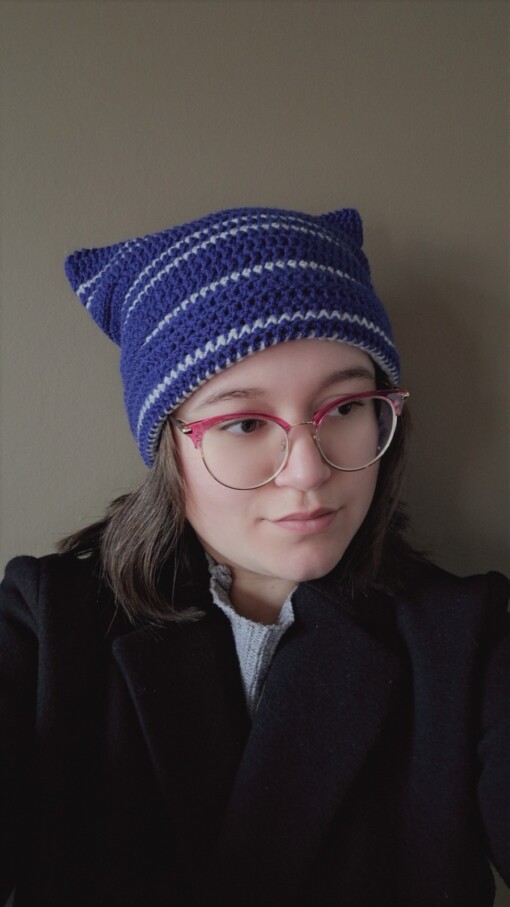Gehaakte muts 'Harry Potter Ravenclaw house'