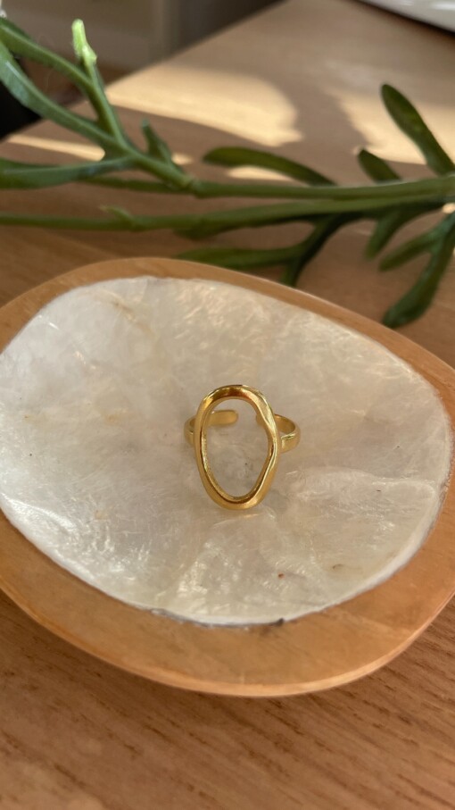 Gouden ring verstelbaar