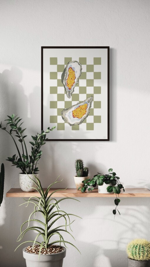 Passion Oyster Art Print