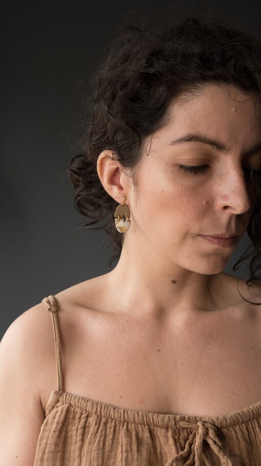 Liguus | Statement Oorbellen - Unieke Patronen, Texturen & Hypoallergene Ontwerp