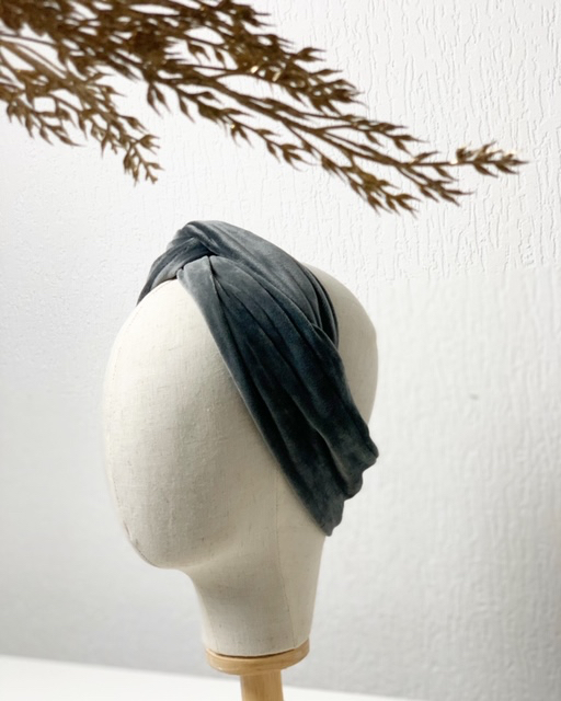 Hair bandeau ‘Winter grey’