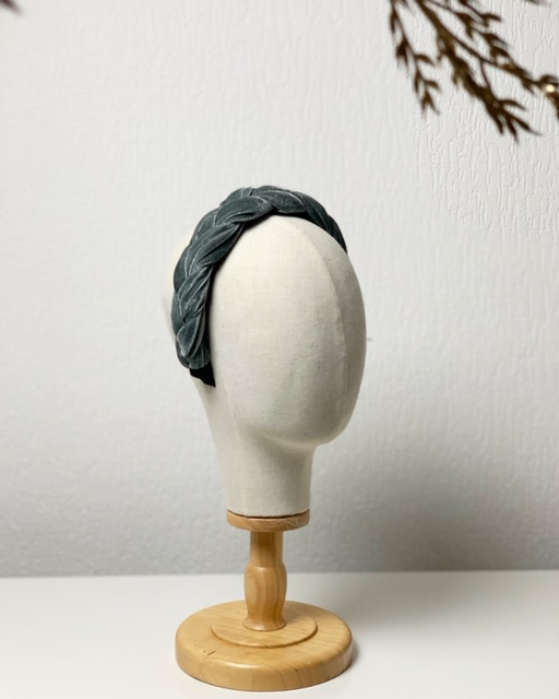 Hair braid ‘Grey’