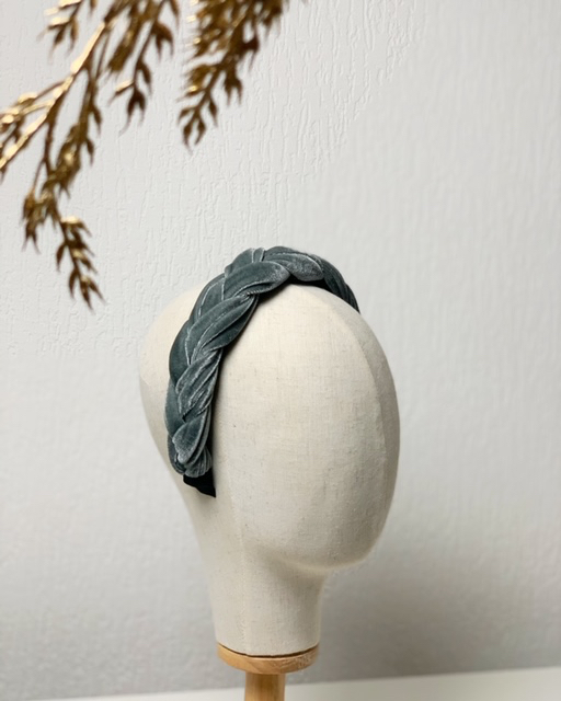 Hair braid ‘Grey’