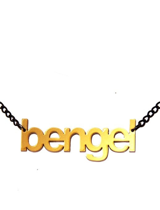 Bengel! naamketting goud