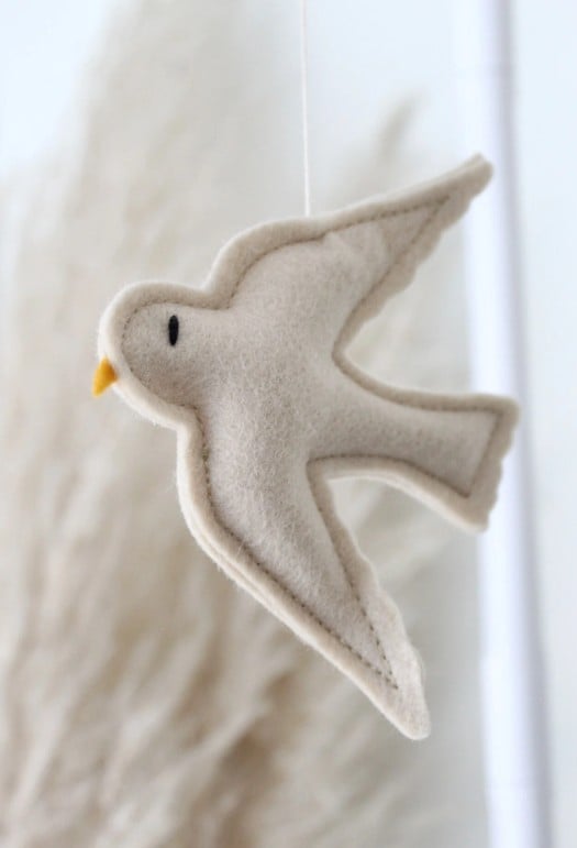 Handgemaakte Babymobiel | Hout & Wolvilt | Birds