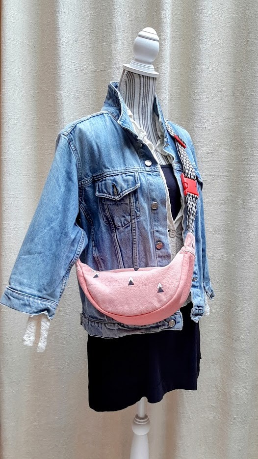 Slingbag / crossbodybag roze