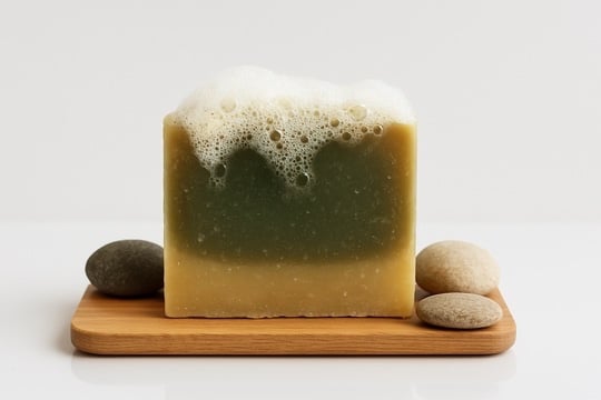 Handmade puur natuur zeep- zwoele zee