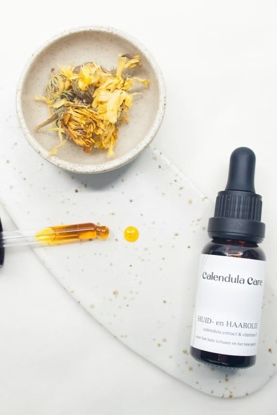 Huid- en haarolie calendula