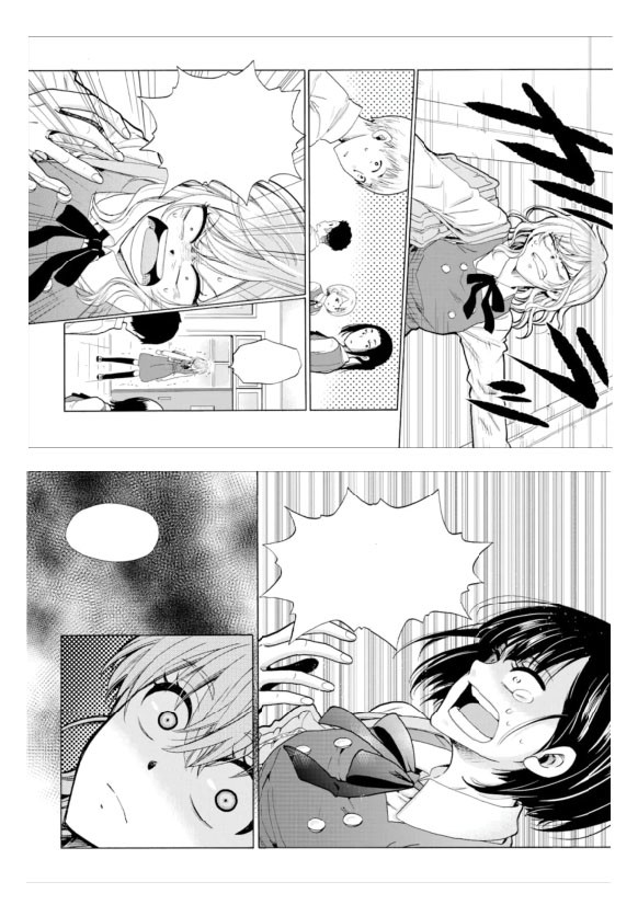 Cyanotype negatieven: manga