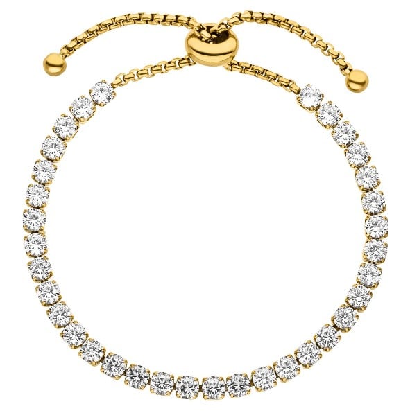 Julia Armband - 18K Gold Plated of High-Gloss Polished Silver